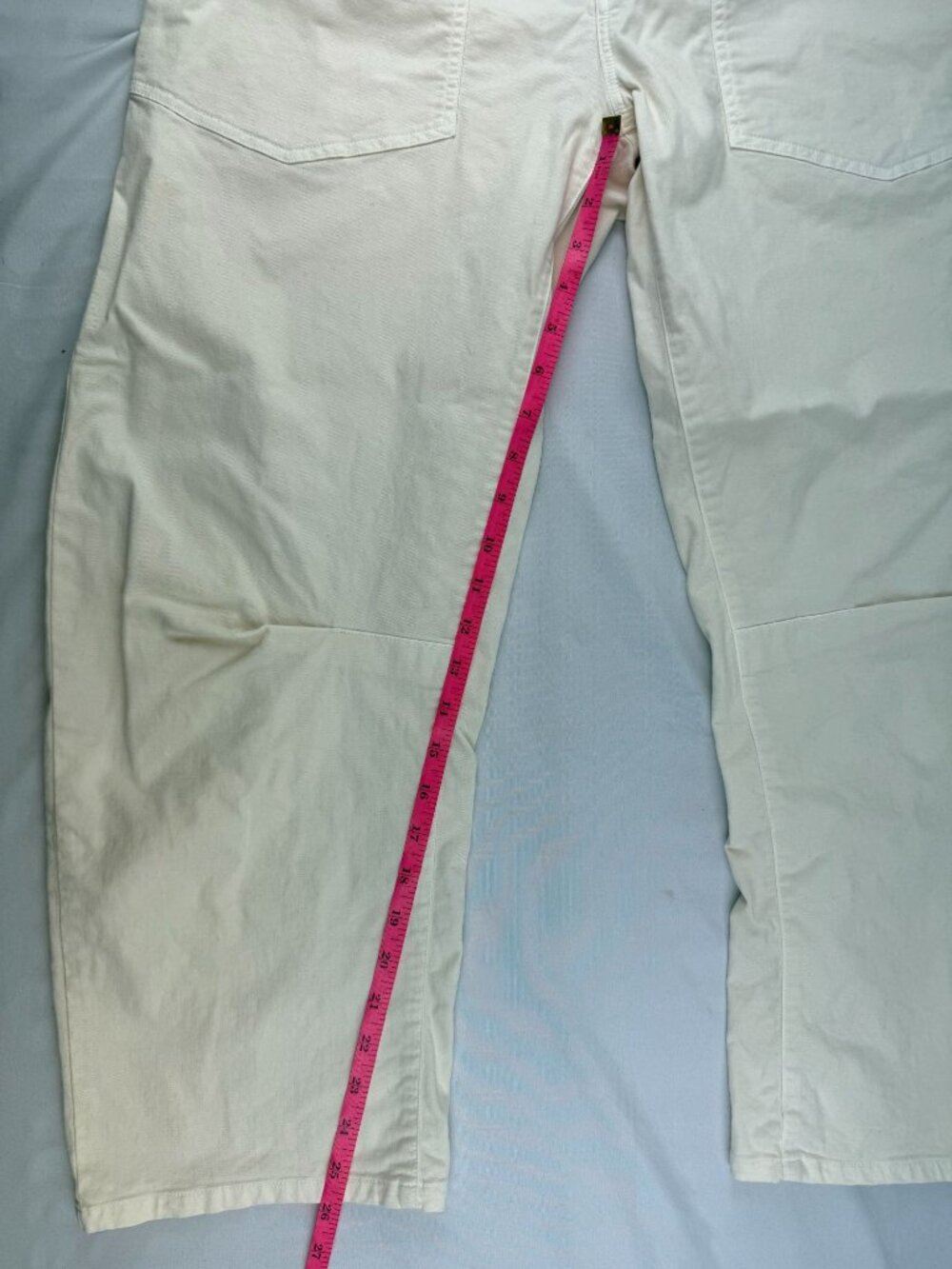 Nili Lotan SHON COTTON PANT Mid-Rise Barrel Leg Pant Size 6 Made In USA - Picture 10 of 11